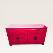 Grand buffet chinois en orme recyclé