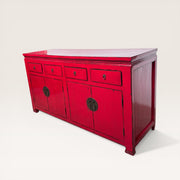 Grand buffet chinois en orme recyclé