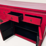 Grand buffet chinois en orme recyclé