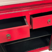 Grand buffet chinois en orme recyclé