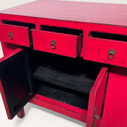 Buffet haut chinois en orme recyclé