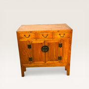 Buffet chinois en orme recyclé finition naturelle
