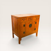 Buffet chinois en orme recyclé finition naturelle