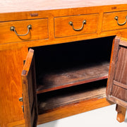 Buffet chinois en orme recyclé finition naturelle