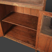 Small original teak display cabinet