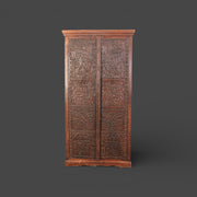 Antique carved solid wood cabinet