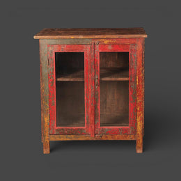 Original display case in recycled teak
