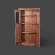 Old teak display cabinet - Glass doors