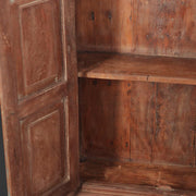 Old teak display cabinet - Glass doors