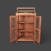 Small antique teak sideboard