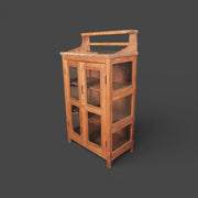 Small antique teak sideboard