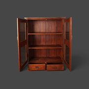 Vitrine ancienne en bois recyclé