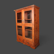 Vitrine ancienne en bois recyclé