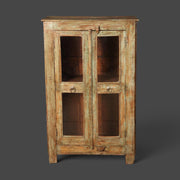 Petite vitrine ancienne en bois recyclé 4