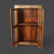 Petite vitrine ancienne en bois recyclé 4