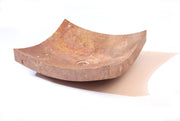 Vasque carré en marbre rose d'Indonésie