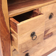 Console with Drawers in Recycled Wood - Entryway Furniture