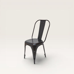 chaise métallique