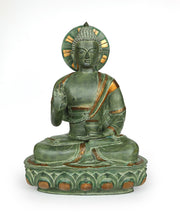 Green Bronze Buddha Statue 