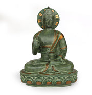 Green Bronze Buddha Statue 