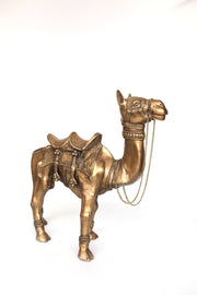 Bronze standing camel statue