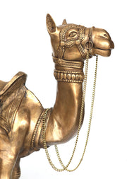 Bronze standing camel statue