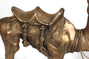 Bronze standing camel statue