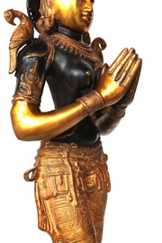 Standing Woman in Bronze 