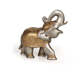 Bronze elephant statue