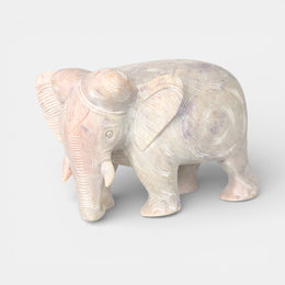 Elephant in Varanasi Soapstone - massive