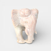 Elefant aus Speckstein aus Varanasi - massiv