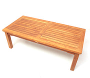 Teak wooden coffee table for garden