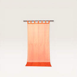 Organzavorhang Seidenband - Orange