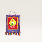 Tibetisches Thangka-Wandbild mit Fransen
