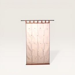 Gardine aus Organza und Spiegeln – Braun
