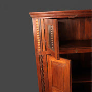 Original small cabinet - 4 doors with glass doors on top