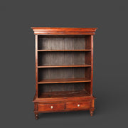 Bibliothèque originale avec deux tiroirs