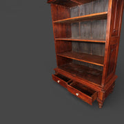 Bibliothèque originale avec deux tiroirs