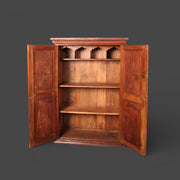 Small cabinet with 2 original molded doors