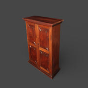 Small cabinet with 2 original molded doors