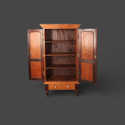 Armoire 2 portes avec tiroir - Bois bicolore original