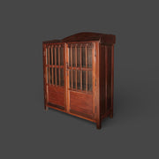 Originelles kleines Sideboard - Türen mit Stabgitter