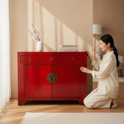 Chinese lacquered elm sideboard 100% recycled