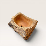 Fossilized wood sink -4