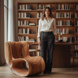 Chaise en Bois Suar Massif