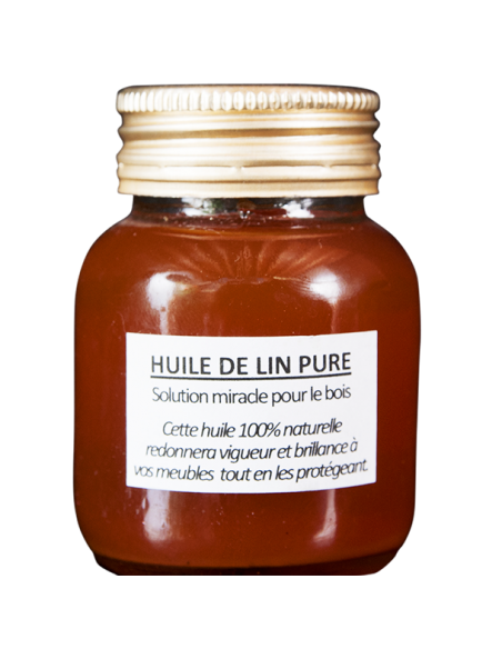 Huile de lin pure