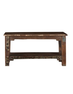 Table basse ou banc en bois recycl "Talika"