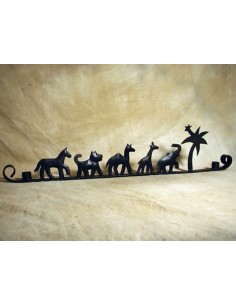 bougeoir en fer forg -... 2