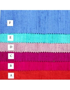 Wildseide uni - Rot - 130...