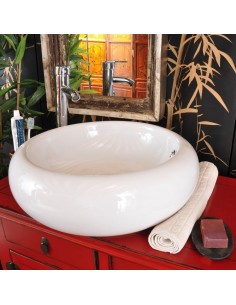Round ceramic washbasin 2